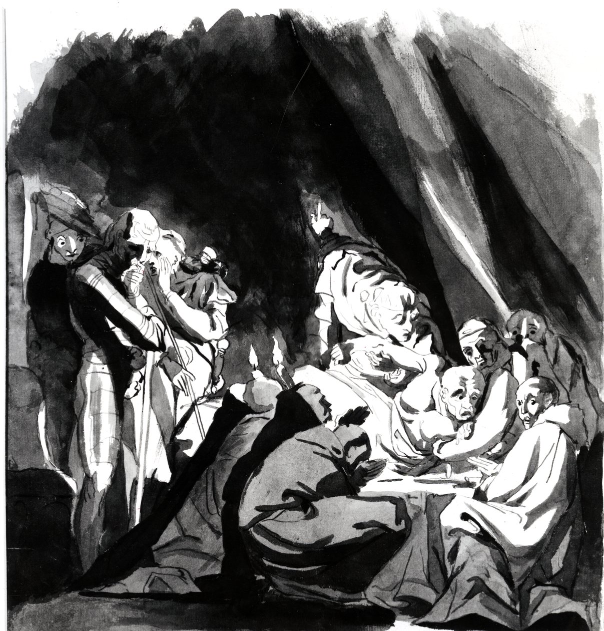 Muerte del Cardenal Beaufort, ilustración de 