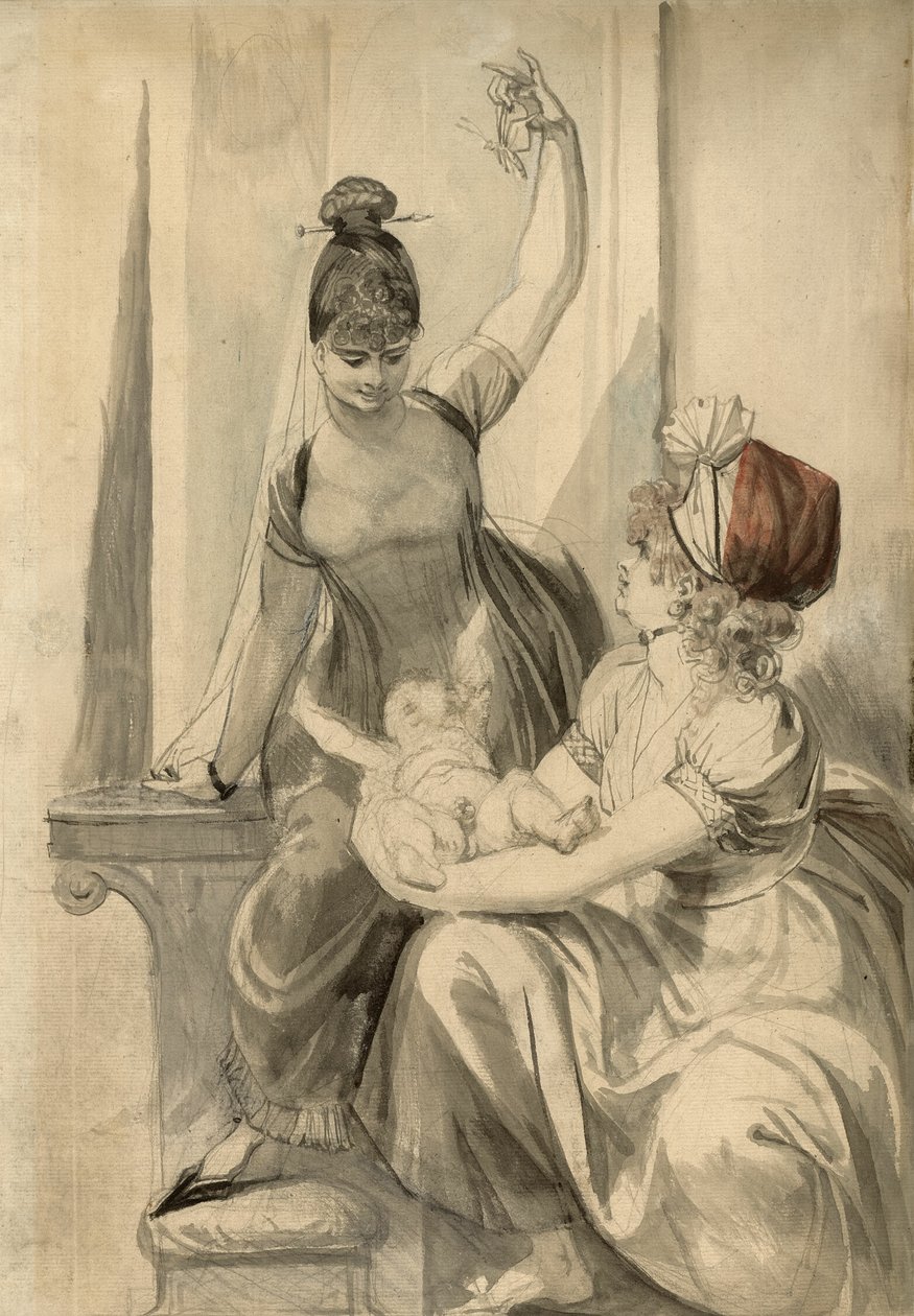Madre y su familia en el campo de Henry Fuseli