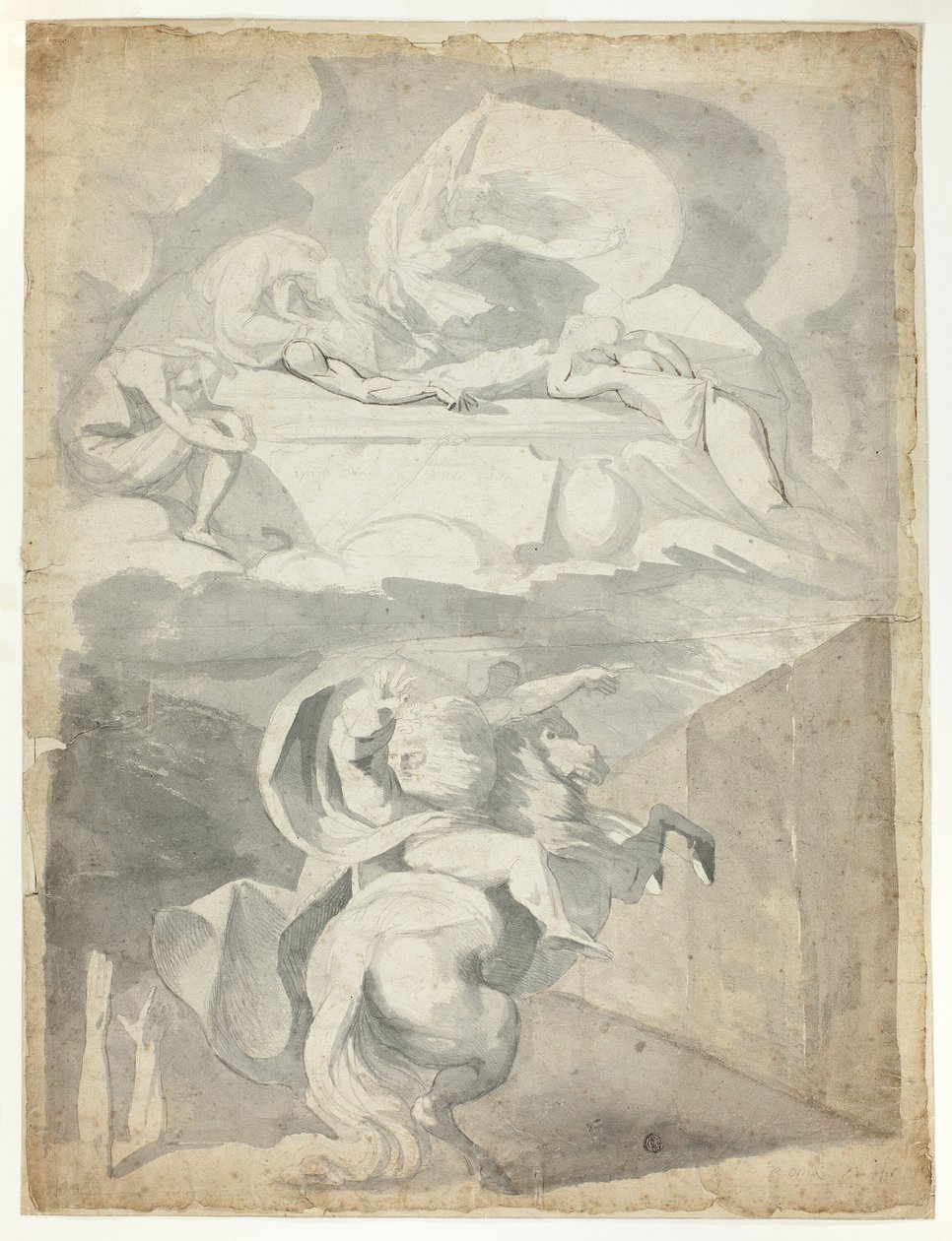 Odín en el inframundo de Johann Heinrich Füssli