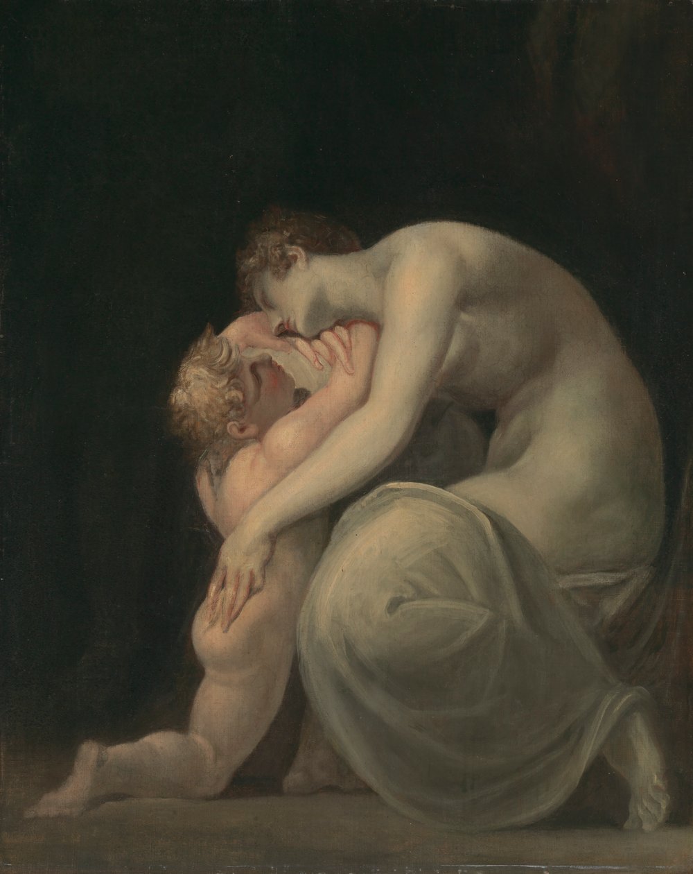 Tekemessa y Eurysakes de Johann Heinrich Füssli