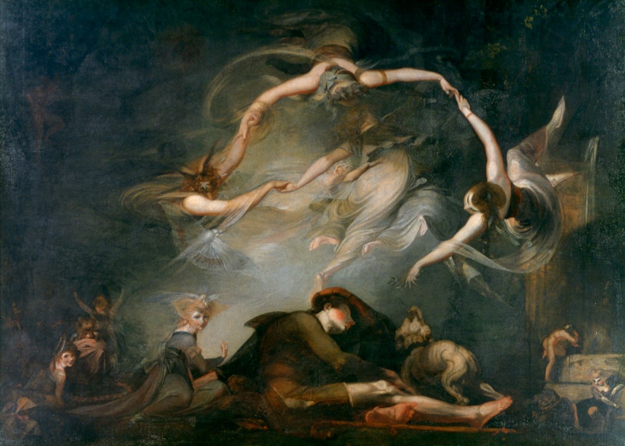 El sueño del pastor, de El paraíso perdido de Johann Heinrich Füssli
