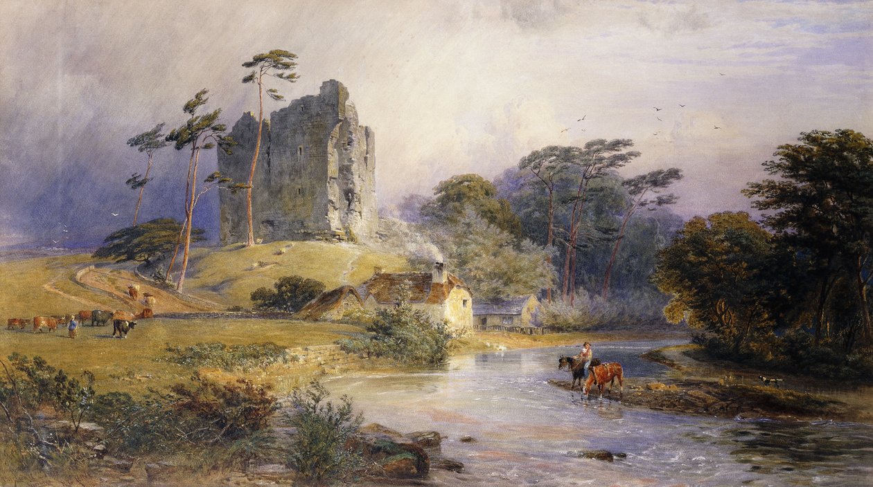 Castillo de Thirlwall, Northumberland de Henry George Hine