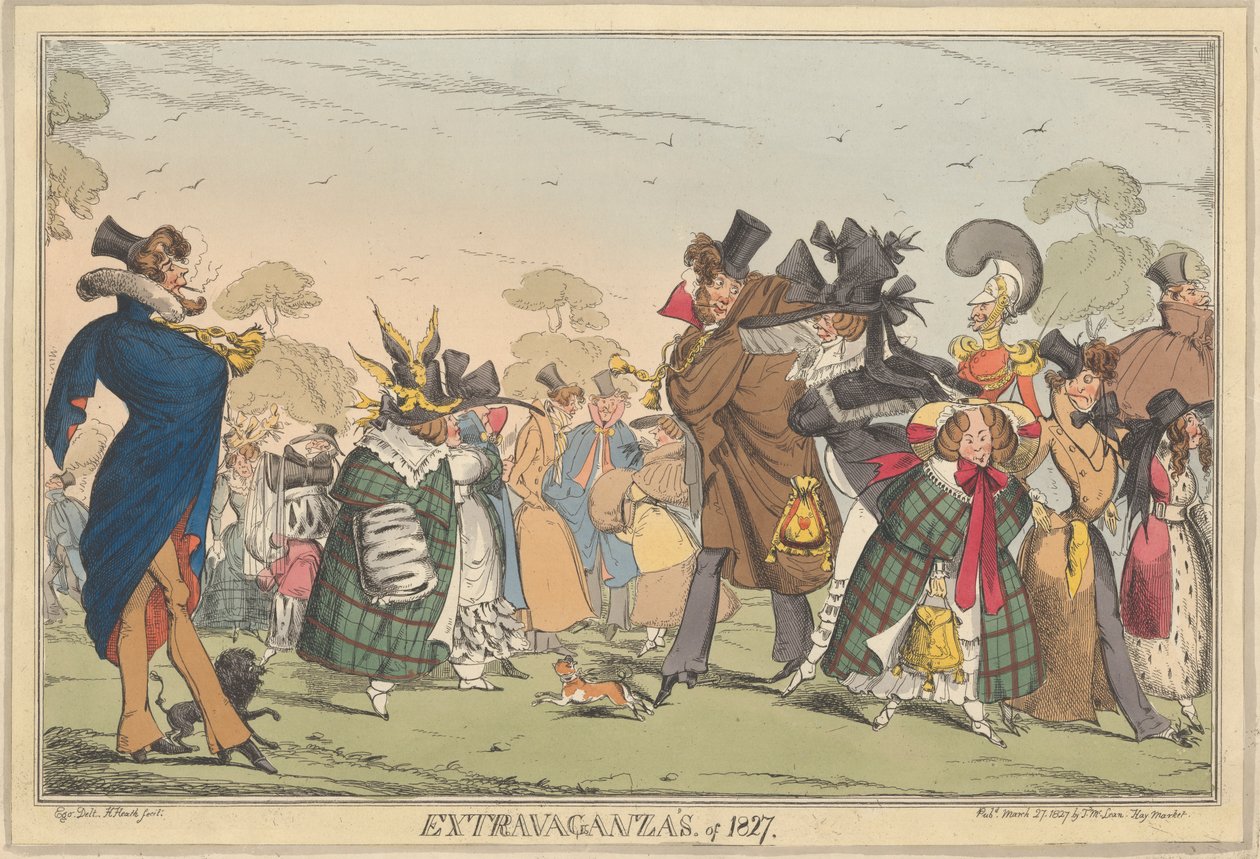 Extravagancias de 1827 de Henry Heath