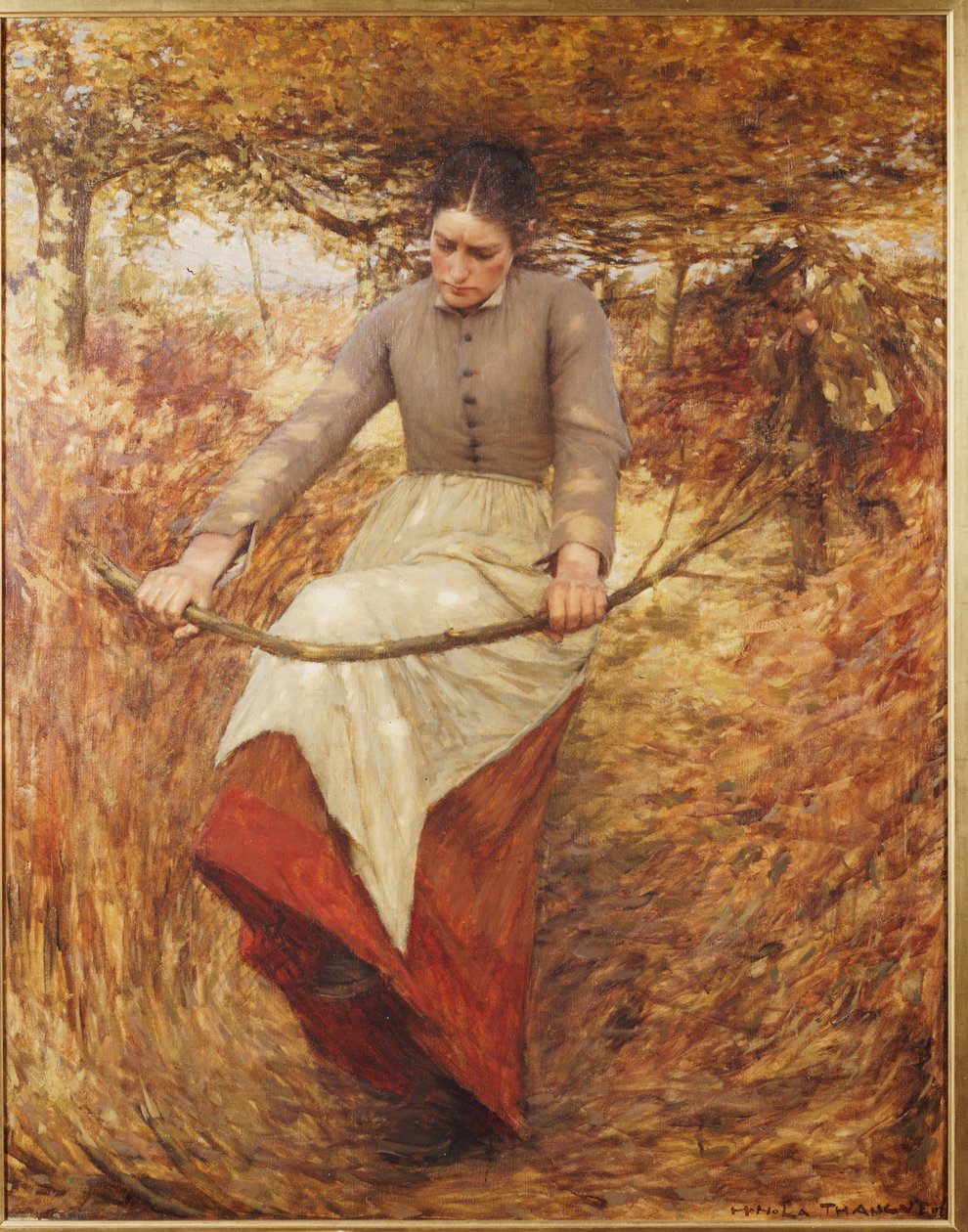 Una mañana de otoño de Henry Herbert La Thangue