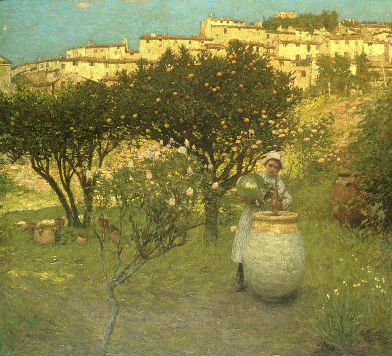 Diciembre en Provenza de Henry Herbert La Thangue