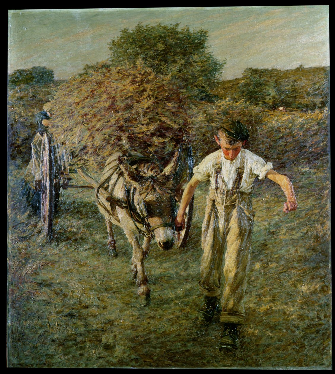 El carro de heno, c.1889 de Henry Herbert La Thangue