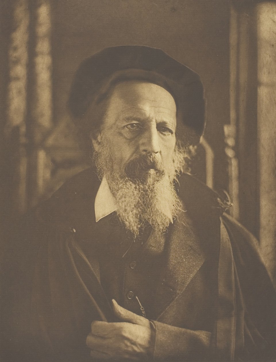 Alfred, Lord Tennyson, 1888, impreso c. 1893 de Henry Herschel Hay Cameron