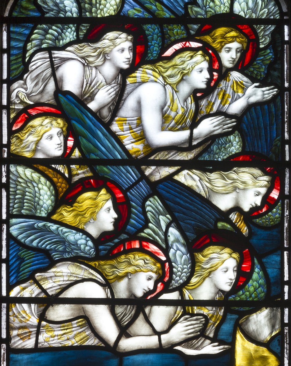Ángeles, Adoración del Cordero de Henry Holiday