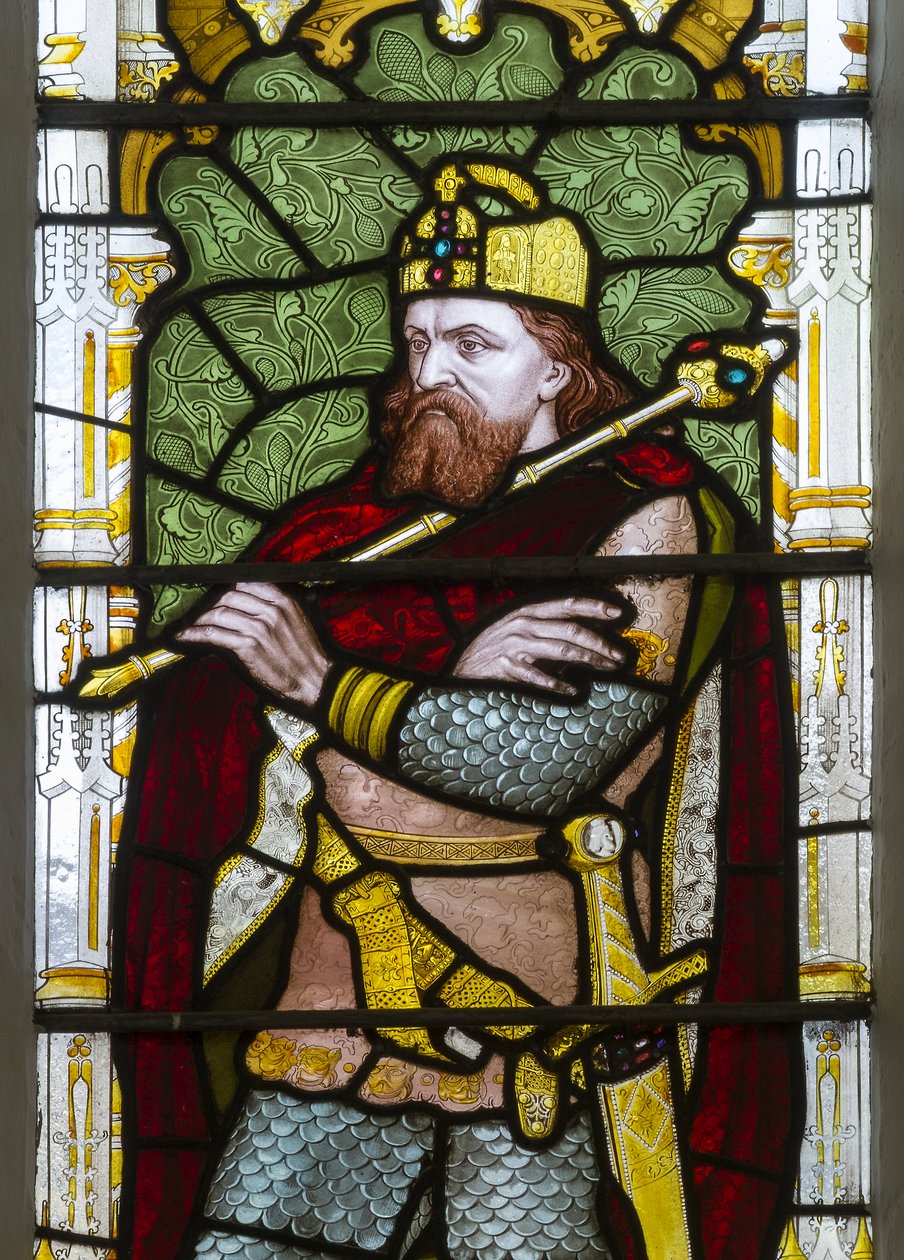 Cambridge, Trinity College, Heaton Butler & Bayne, Henry Holiday, Carolus, 1870, CA de Henry Holiday