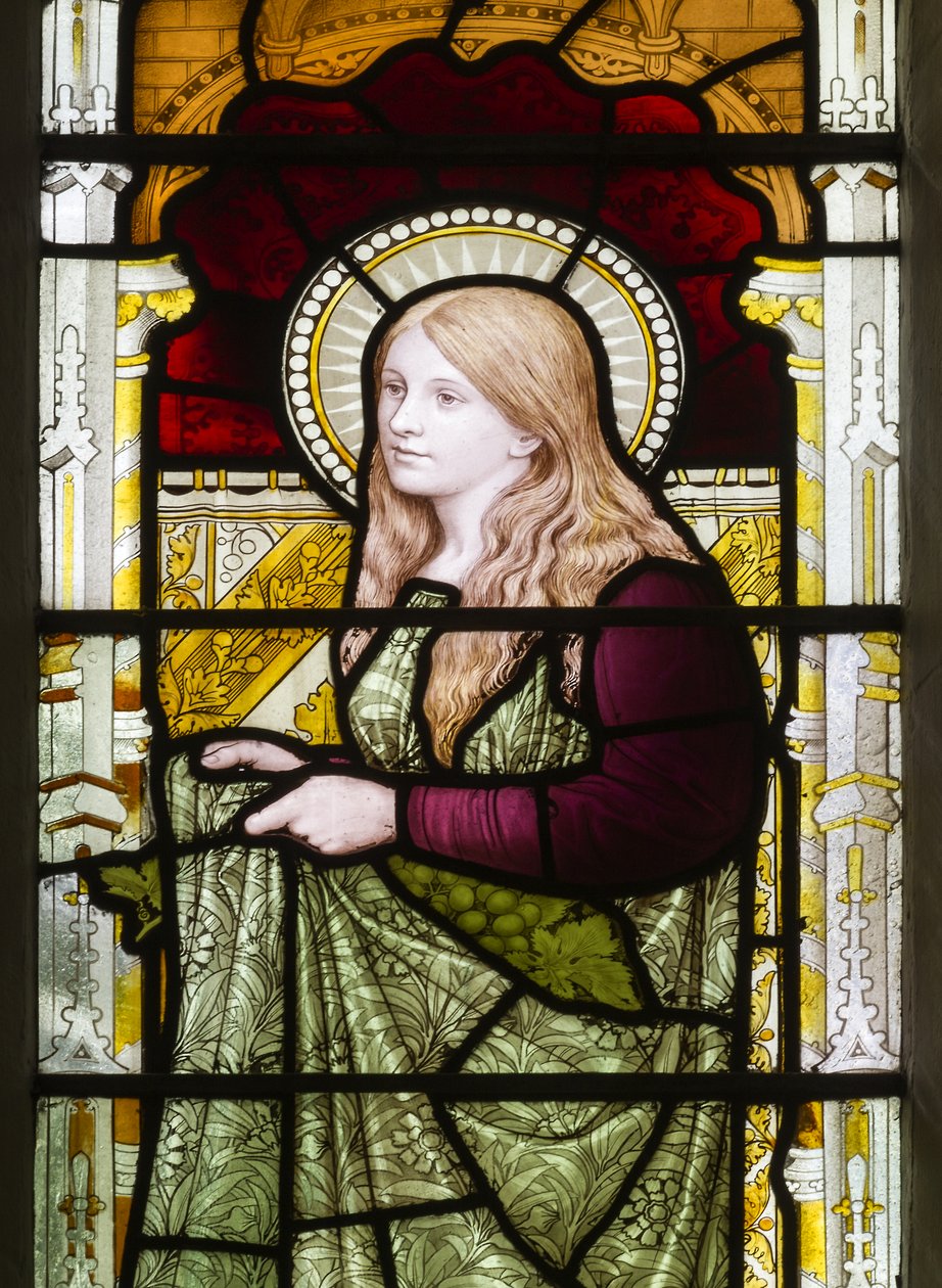 Cambridge, Trinity College, Heaton Butler & Bayne, Henry Holiday, Phoebe, 1870, adaptado de Carl Almquist de Henry Holiday