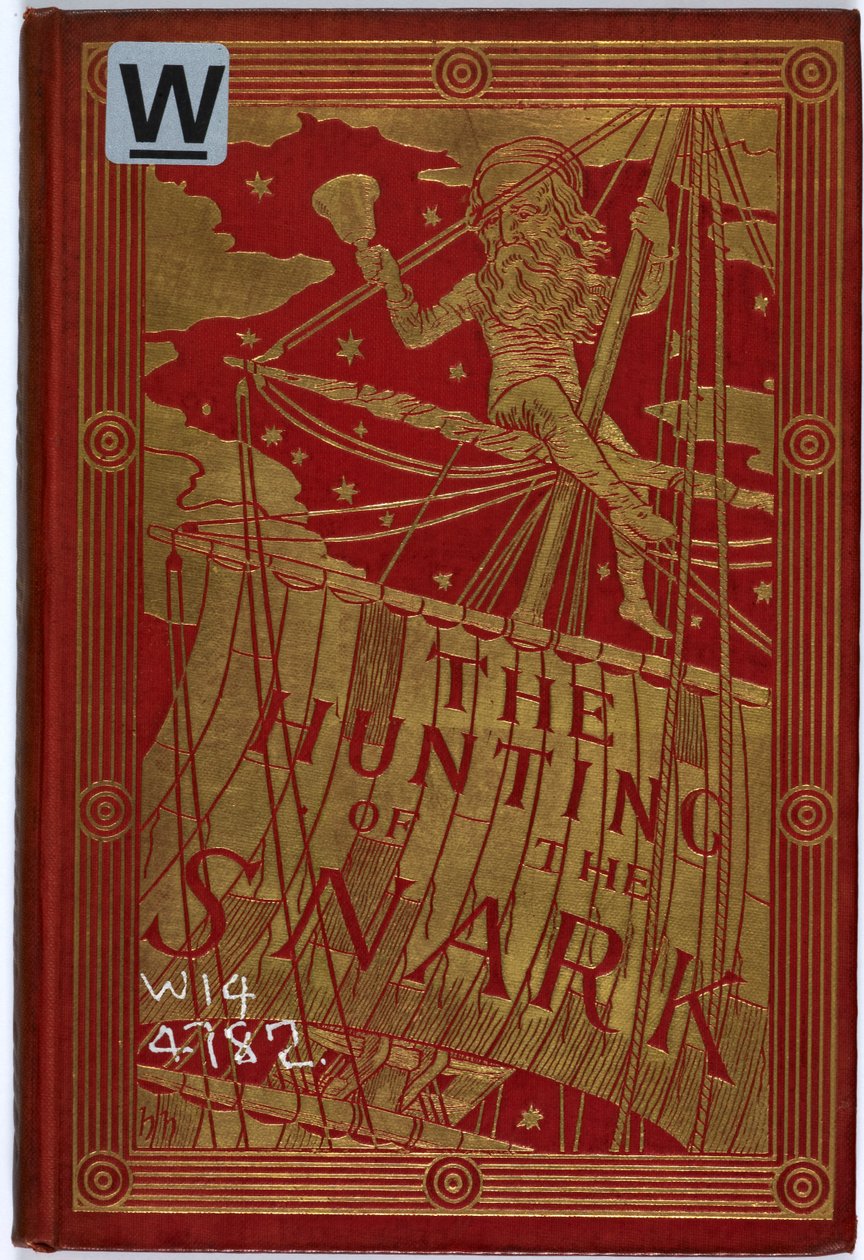 Portada de "The Hunting of the Snark" (La caza del Snark) de Henry Holiday