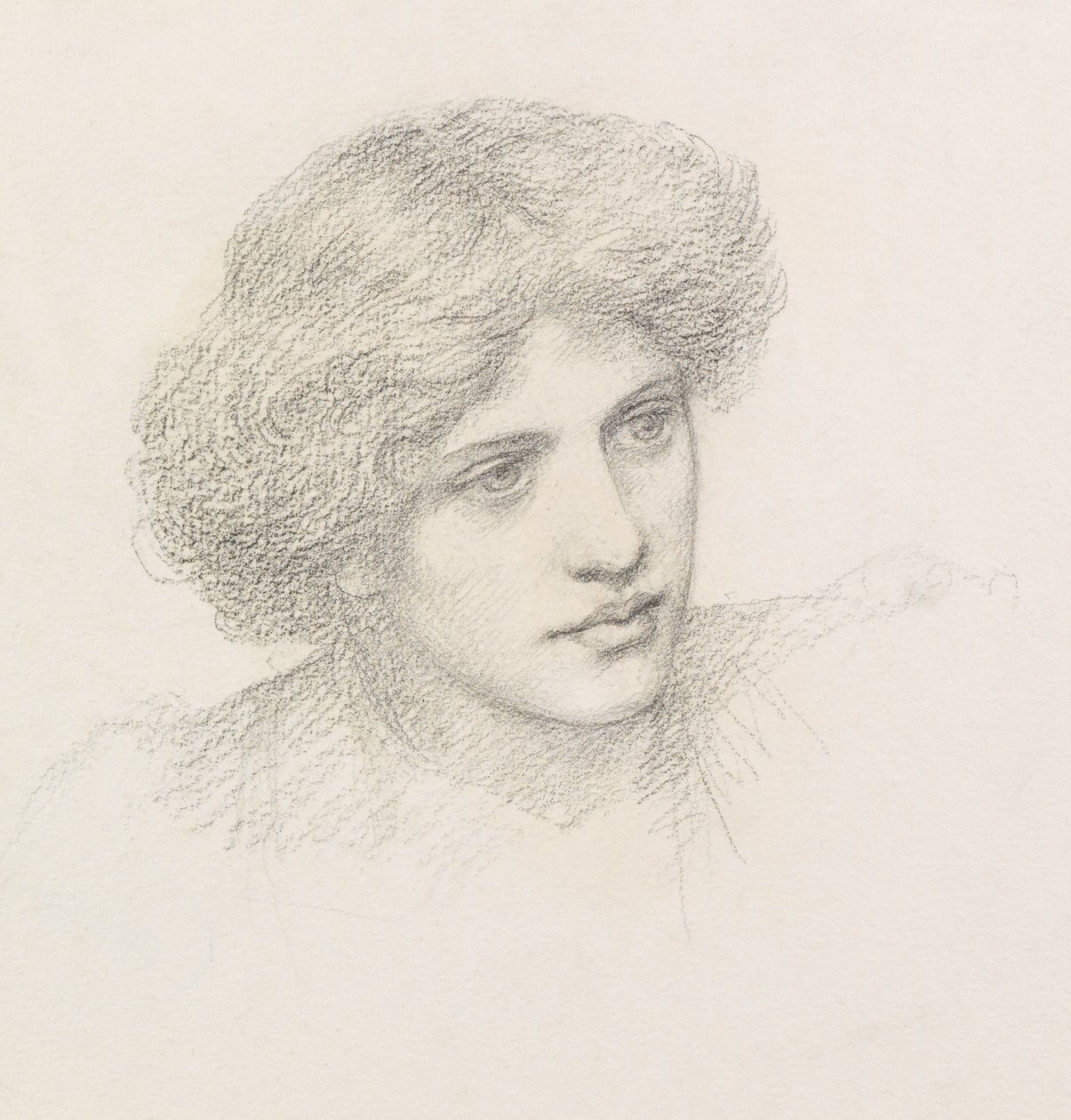 Cabeza de un Hombre, posiblemente Gaetano Meo de Henry Holiday