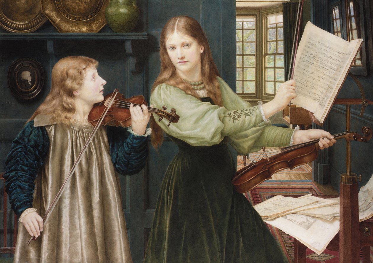 Pinturas prerrafaelitas: Dueto de Henry Holiday