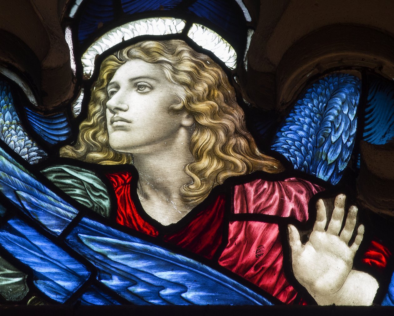 Cabeza de un ángel de Henry Holiday