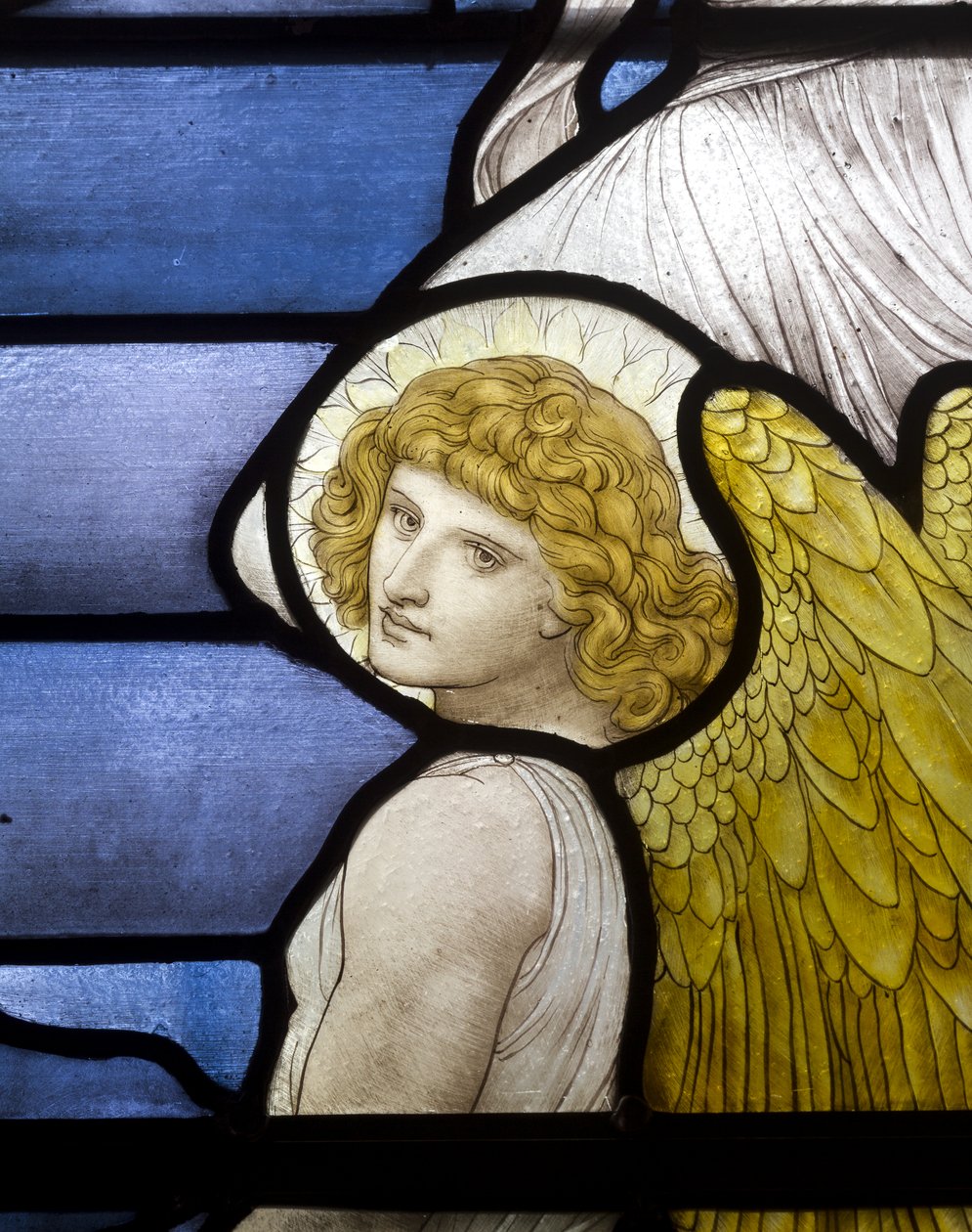 La escalera de Jacob, ángel (detalle) de Henry Holiday