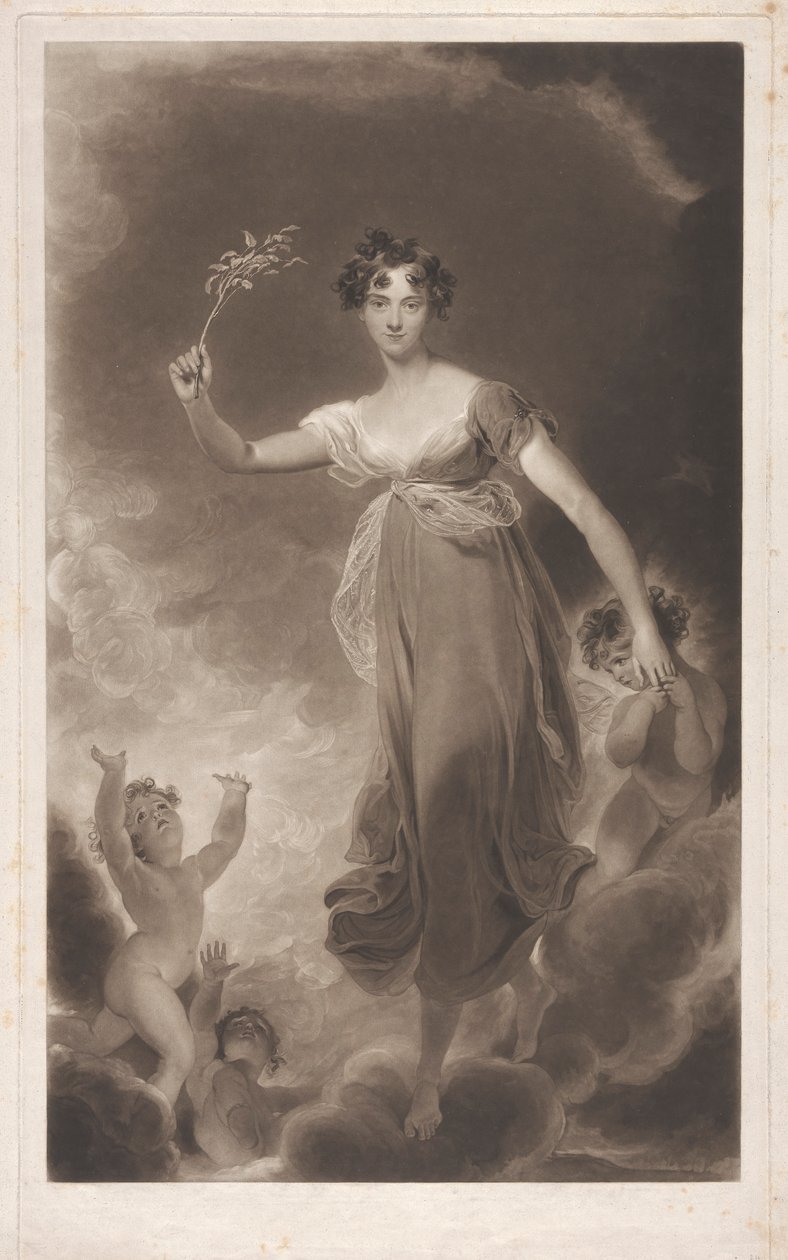 Lady Leicester como Esperanza de Henry Hoppner Meyer