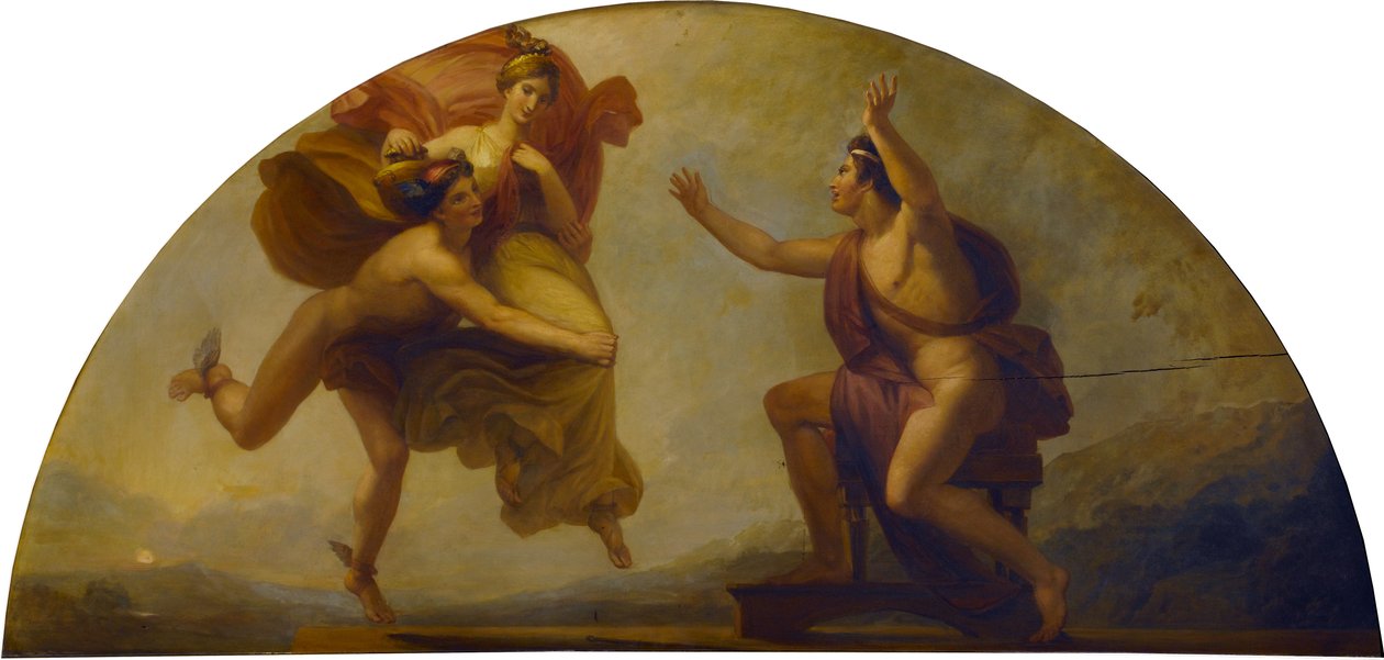 Epimeteo recibiendo a Pandora, 1834 de Henry Howard