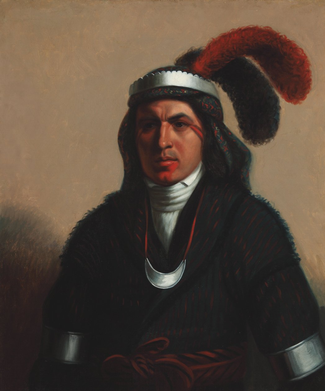 Coosa-Tustunnuggee (Creek) 1831 (Óleo sobre lienzo) de Henry Inman