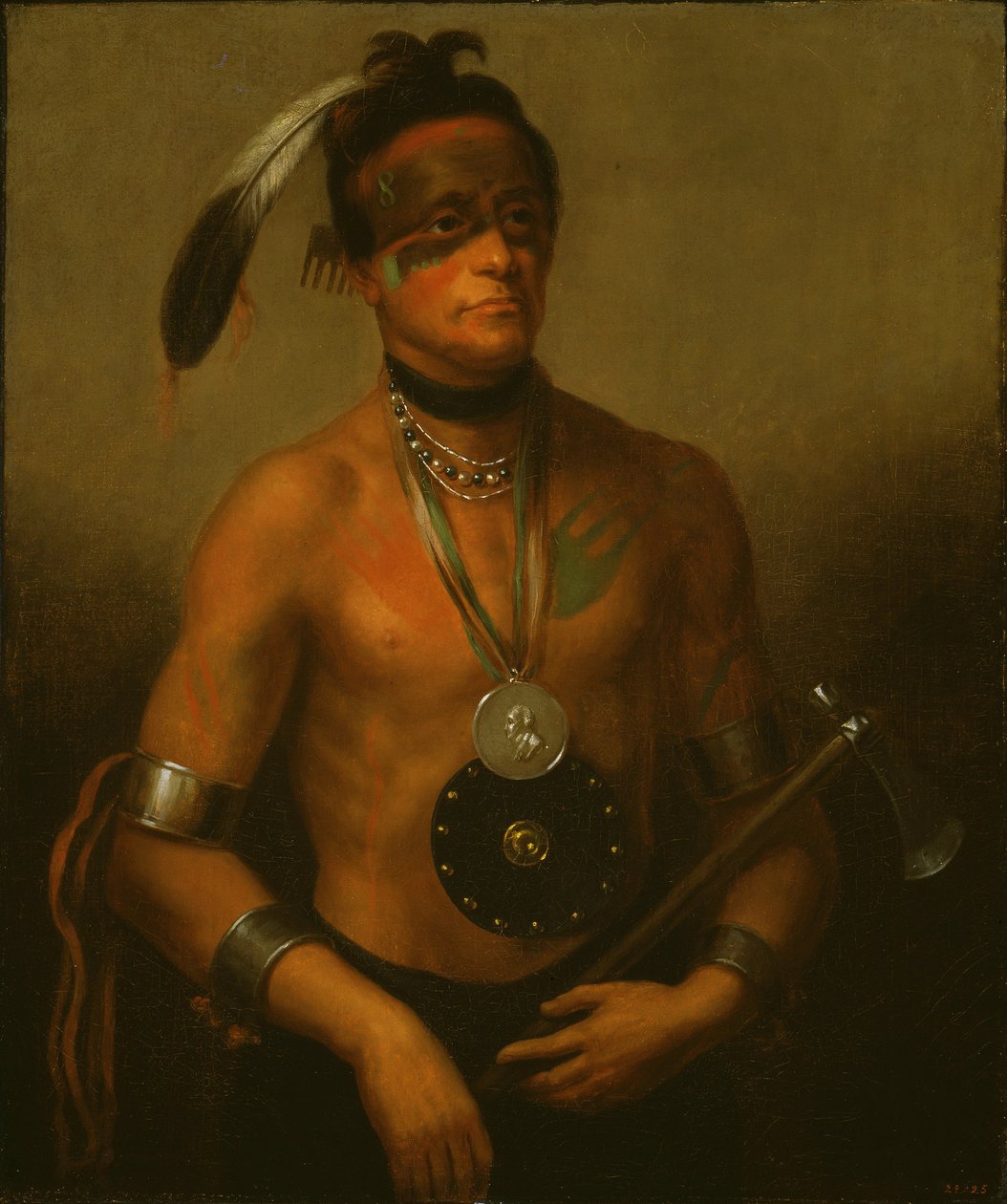 Hoo-Wan-Ne-Ka (Alce Pequeño) de Henry Inman