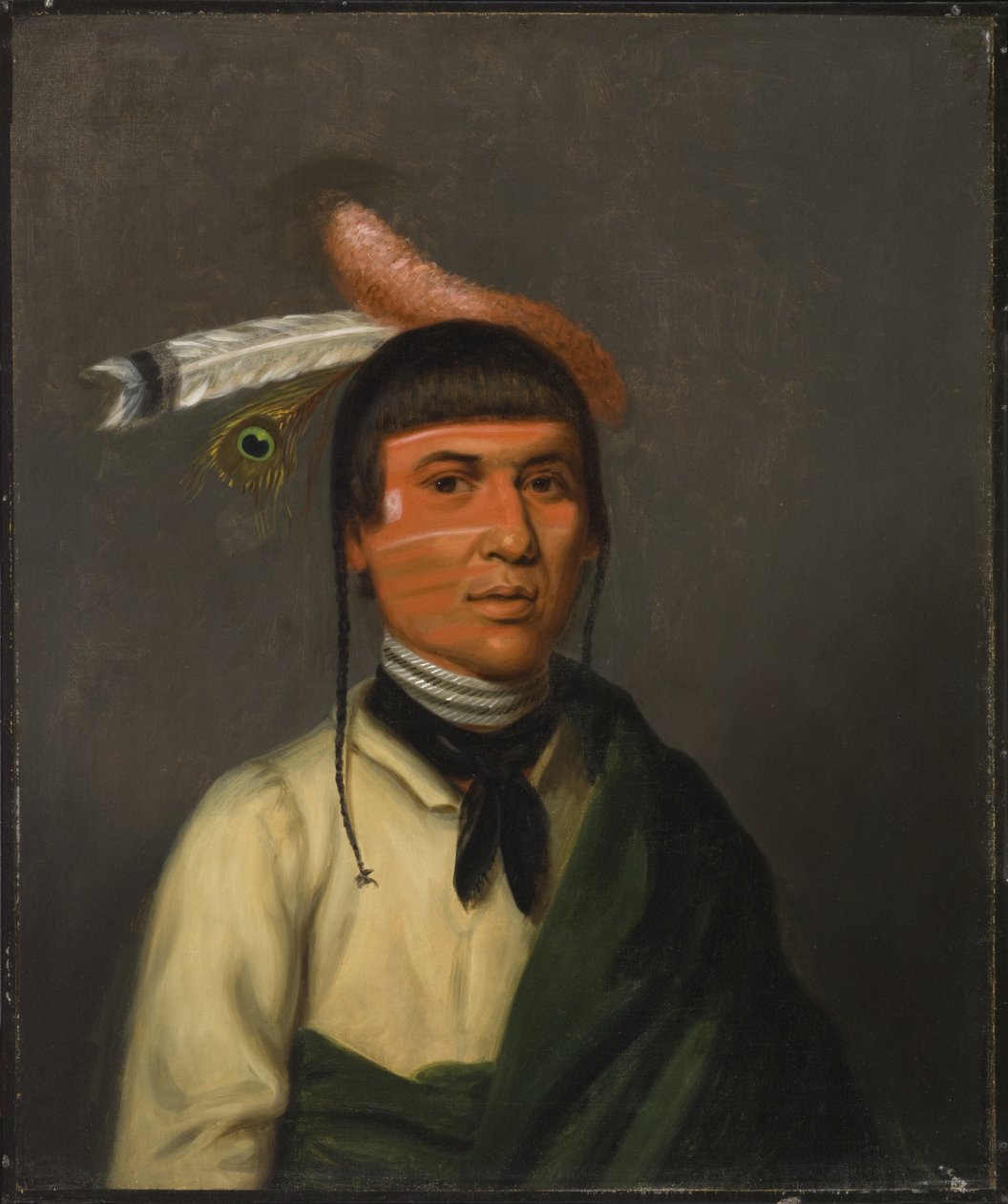 No-Tin (Viento), un jefe ojibwa de Henry Inman