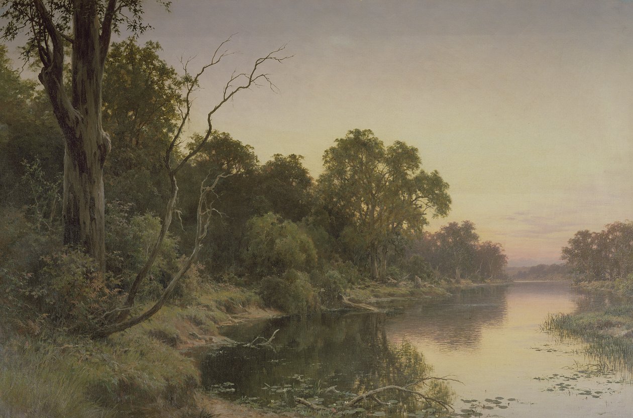Un remanso del río Murray de Henry James Johnstone