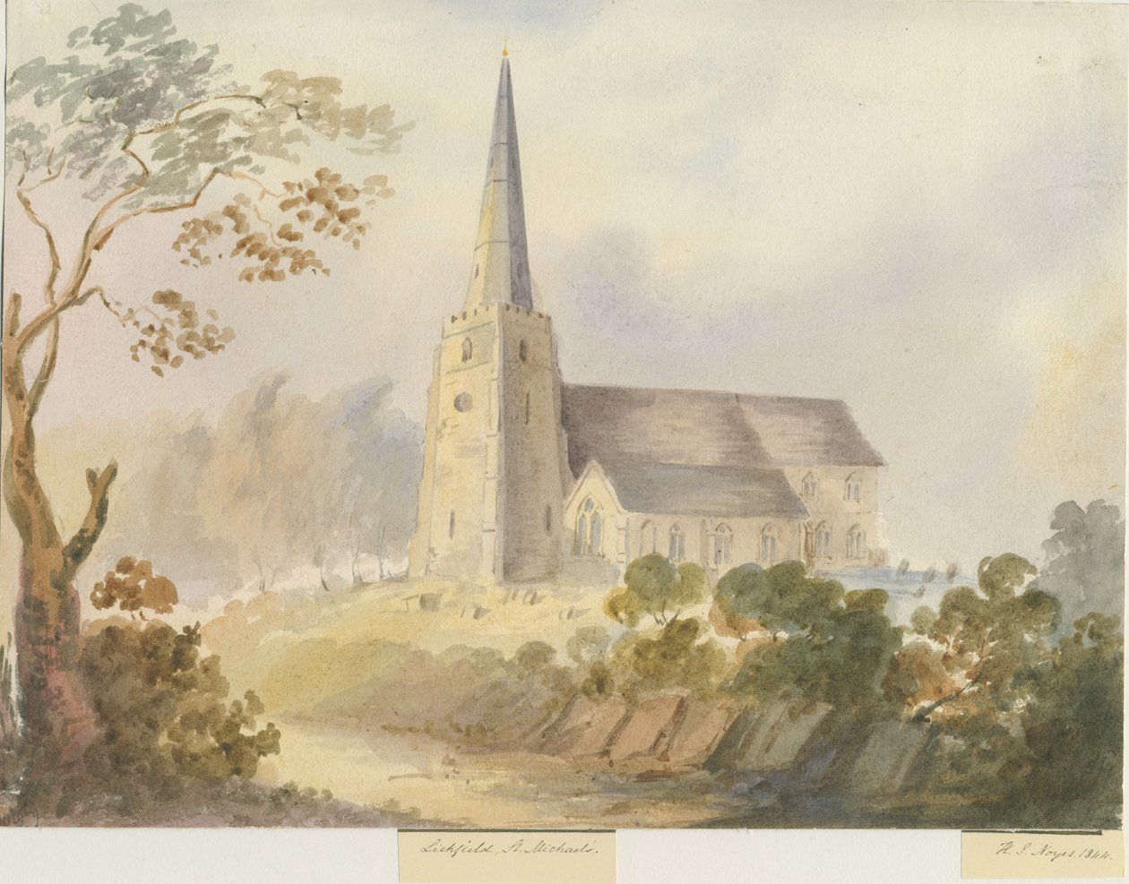 Lichfield - Iglesia de San Miguel de Henry James Noyes