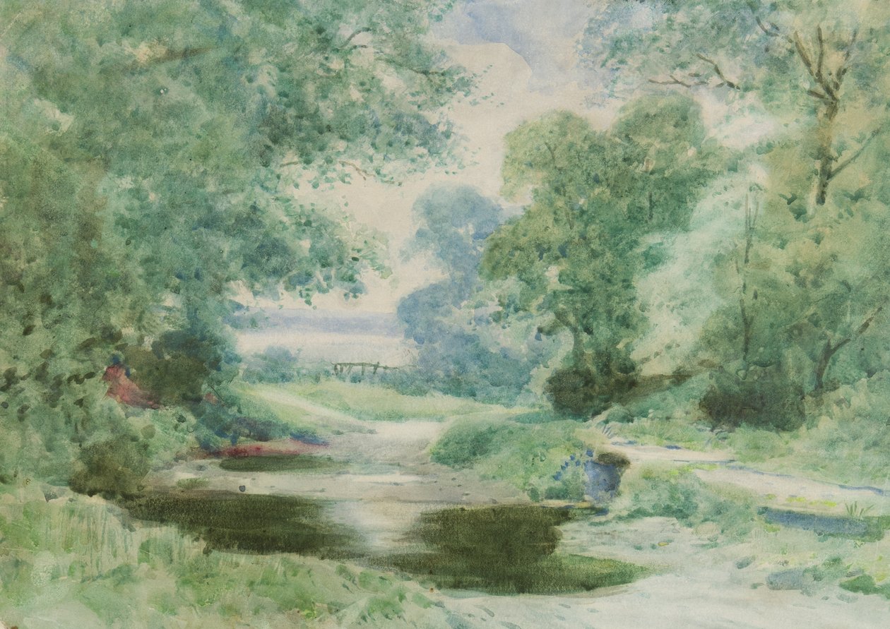 A Ford, c.1910 (acuarela sobre papel) de Henry John Sylvester Stannard