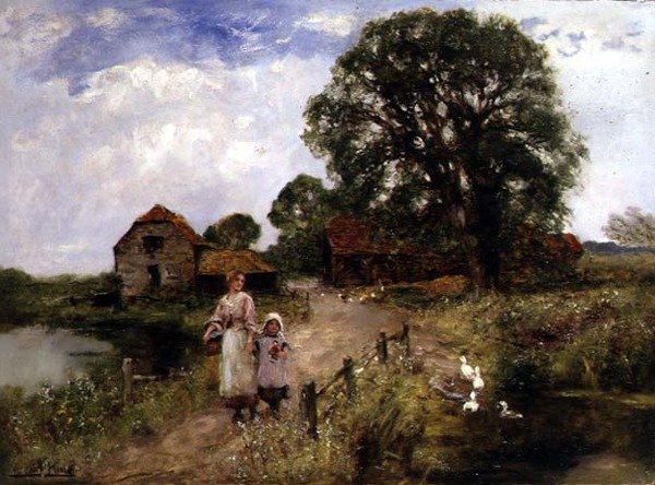 El Camino junto al Río de Henry John Yeend King
