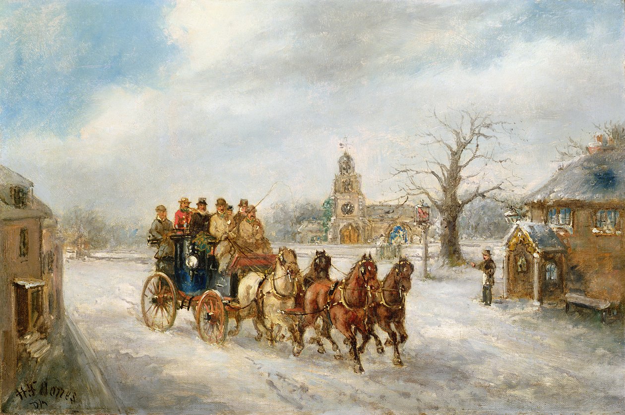 El coche de Uxbridge cerca de Hillingdon de Henry Jones