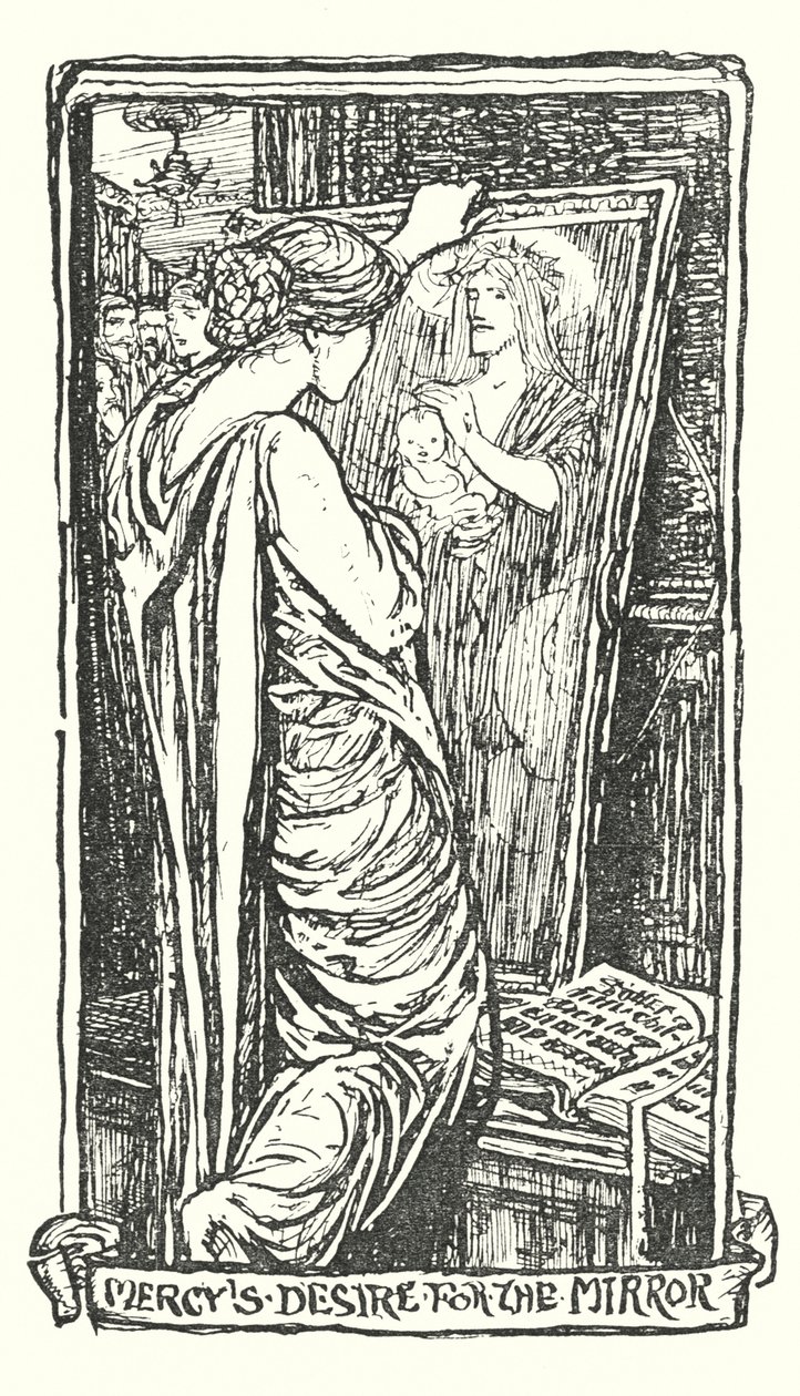 Ilustración de El progreso del peregrino de John Bunyan (litografía) de Henry Justice Ford