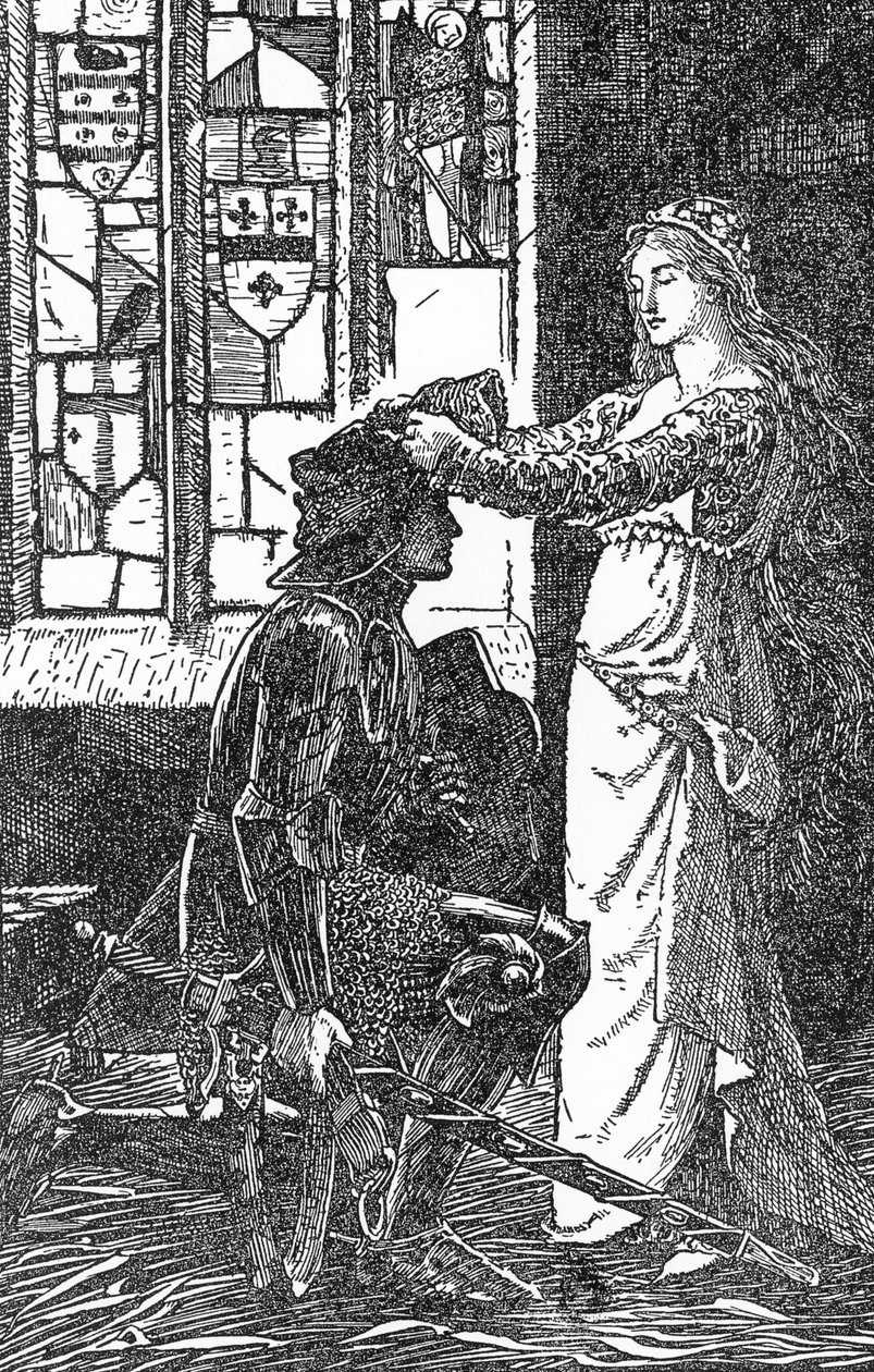 Lancelot y Elaine d
