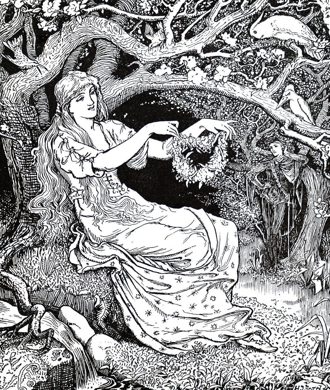 Princesa Narciso y Princesa Potentilla de Henry Justice Ford