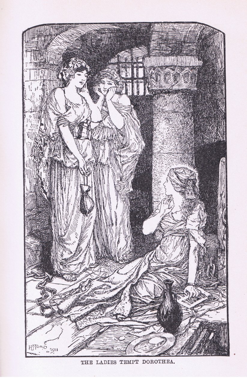 Las damas tientan a Dorotea de Henry Justice Ford