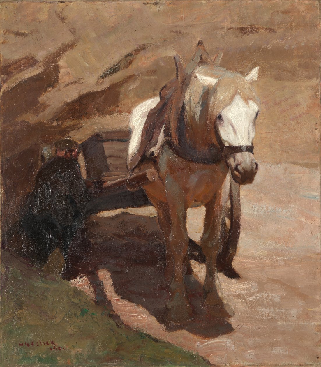 En el pozo de arena de Henry Keller