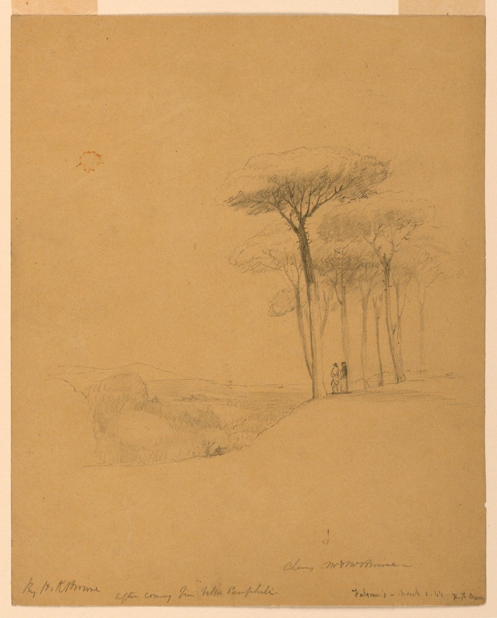 Después de venir de Villa Pamphili de Henry Kirke Brown