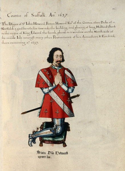 Sir John Howard Barón Howard Caballero de la Jarretera de Henry Lilly