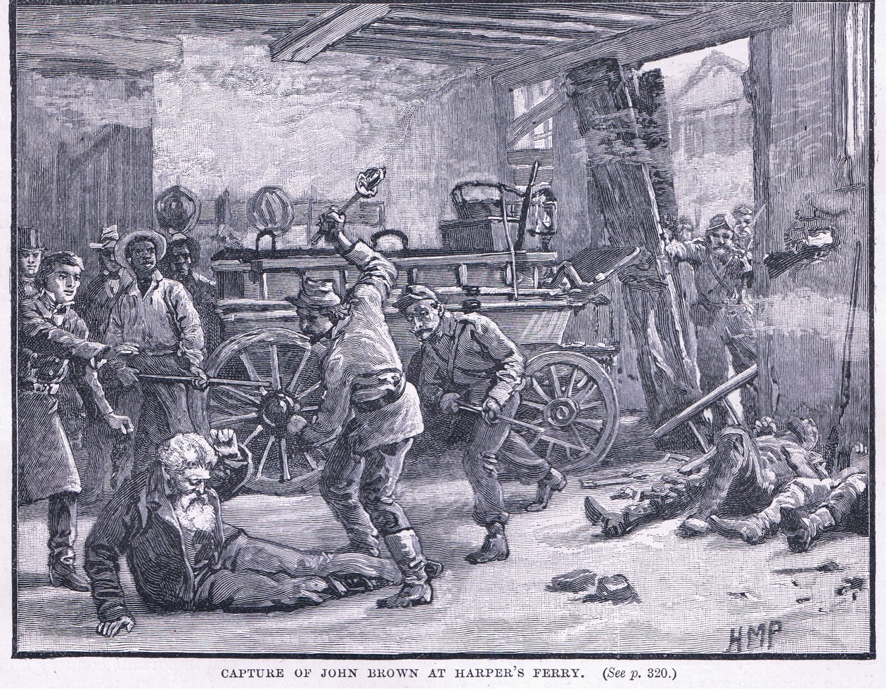 Captura de John Brown en Harper