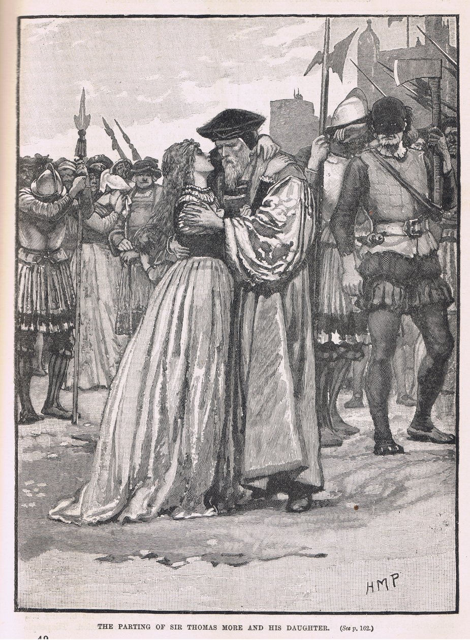 La despedida de Sir Thomas More y su hija 1534 de Henry Marriott Paget