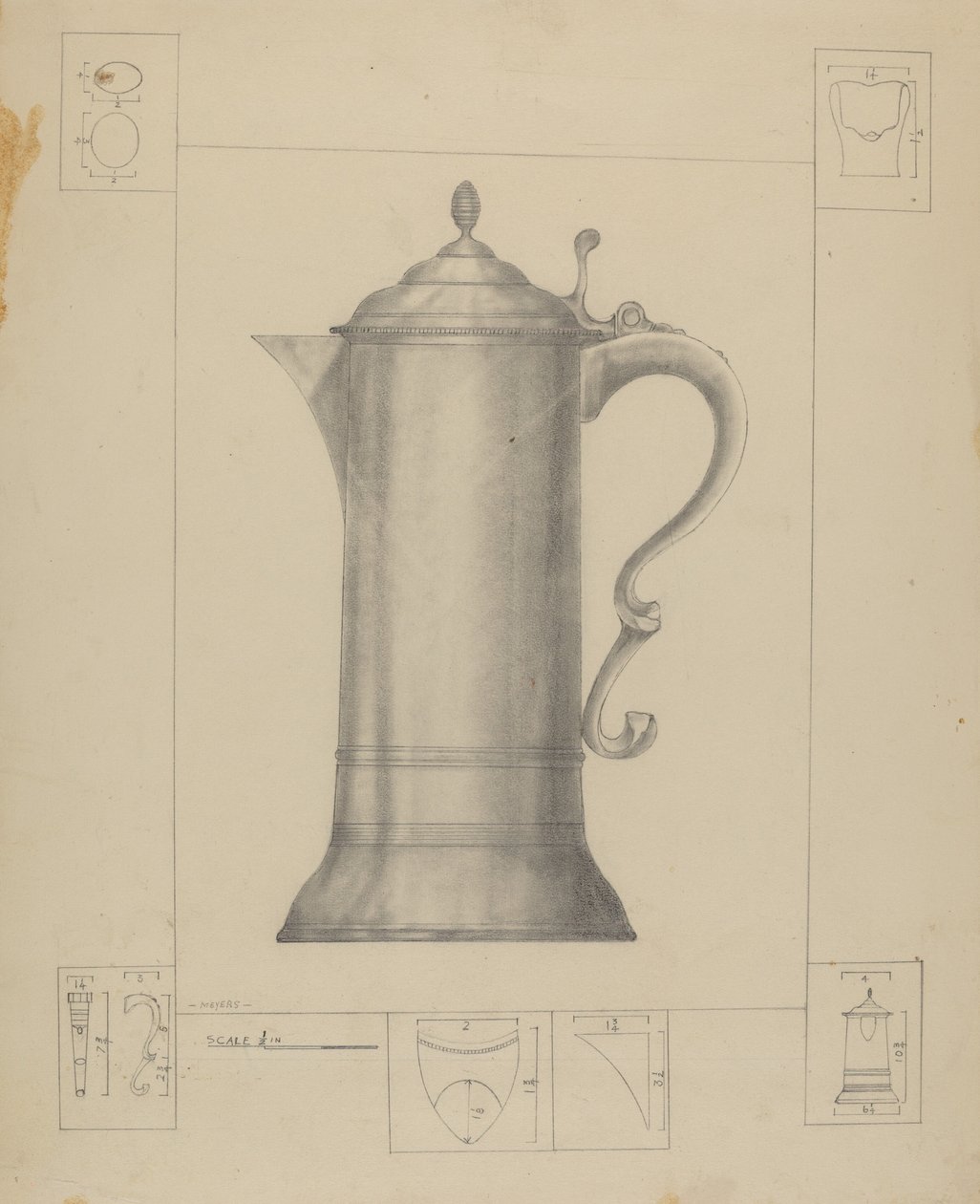 Jarra de Peltre de Henry Meyers