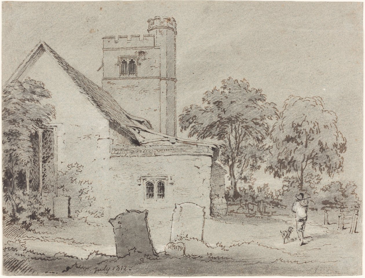 Iglesia de Aldenham, Hertfordshire de Henry Monro