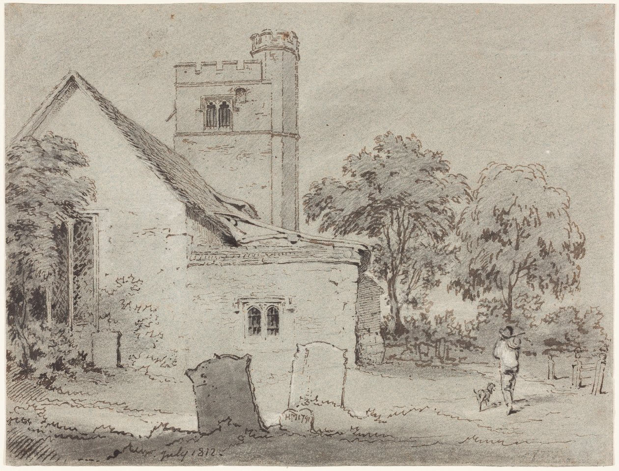 Iglesia de Aldenham, Hertfordshire de Henry Monro