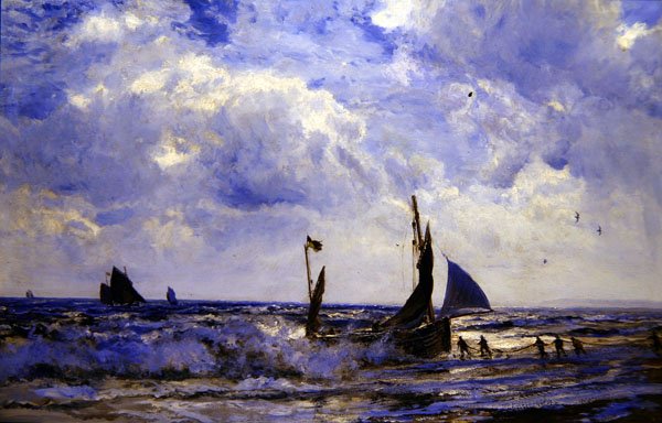 Recogiendo los botes de Henry Moore