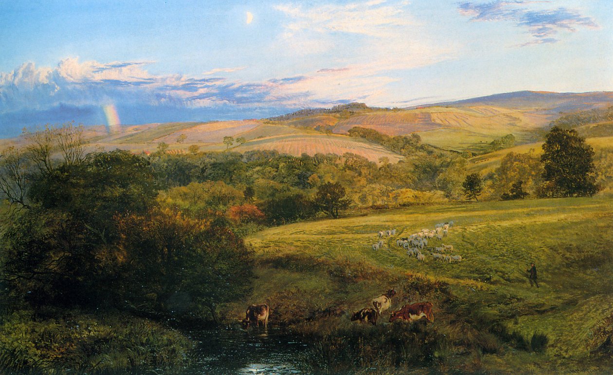 Moore Henry El arco iris 1865 Óleo sobre lienzo de Henry Moore