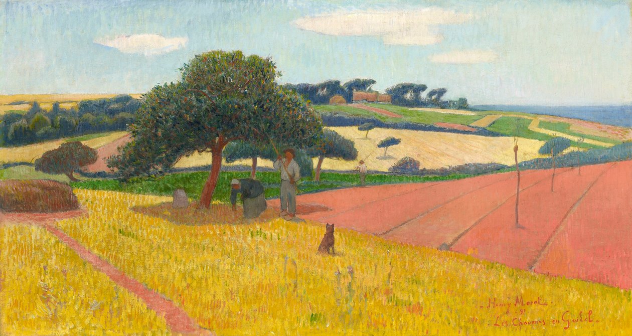 Les Chaumes en Guidel, 1891 de Henry Moret