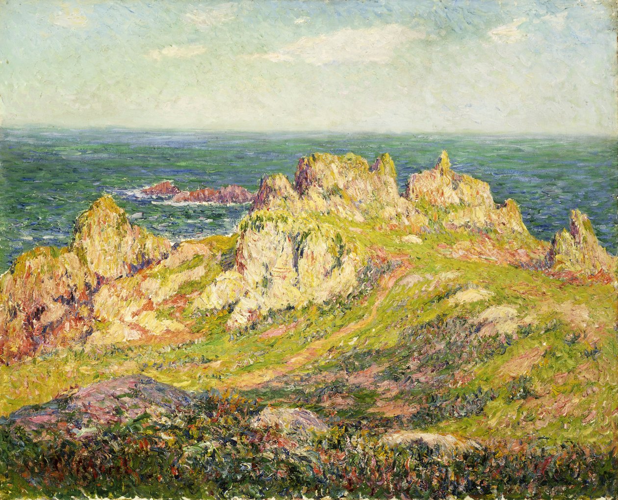 Rocas junto al mar de Henry Moret