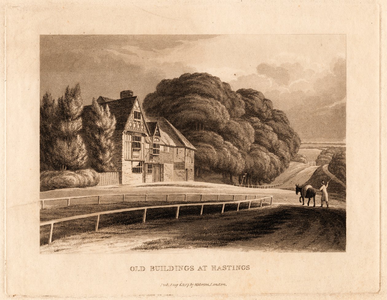 Edificios antiguos de Hastings de Henry Morton