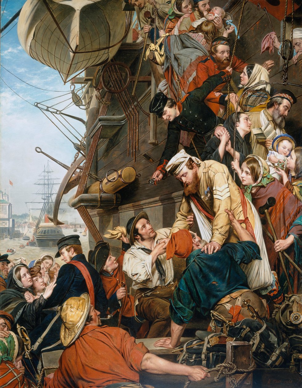 De vuelta en casa, 1858, 1860 de Henry Nelson ONeil