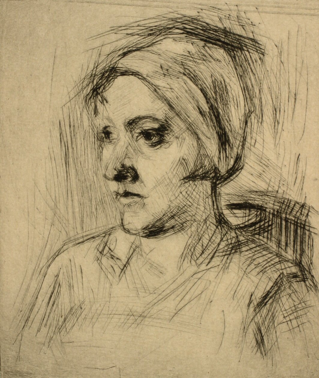 Retrato de mujer de Henry Nielsen