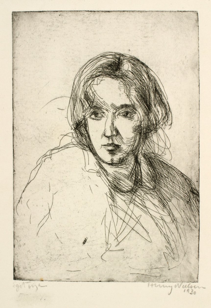 Retrato de mujer de Henry Nielsen