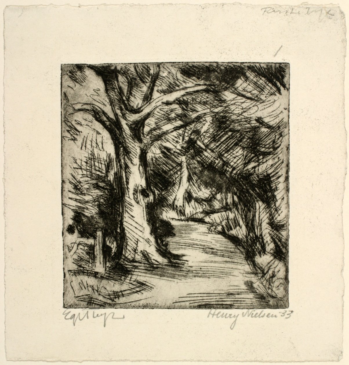Camino del bosque. Bosque de Riis de Henry Nielsen